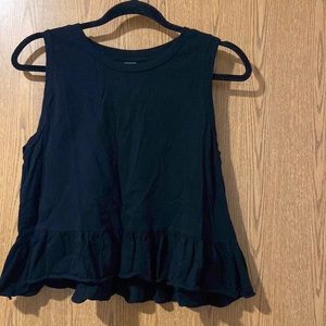 Wild Fable Cropped Peplum Tank Top